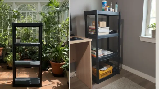 Plano 4-Shelf Plastic Storage Shelves