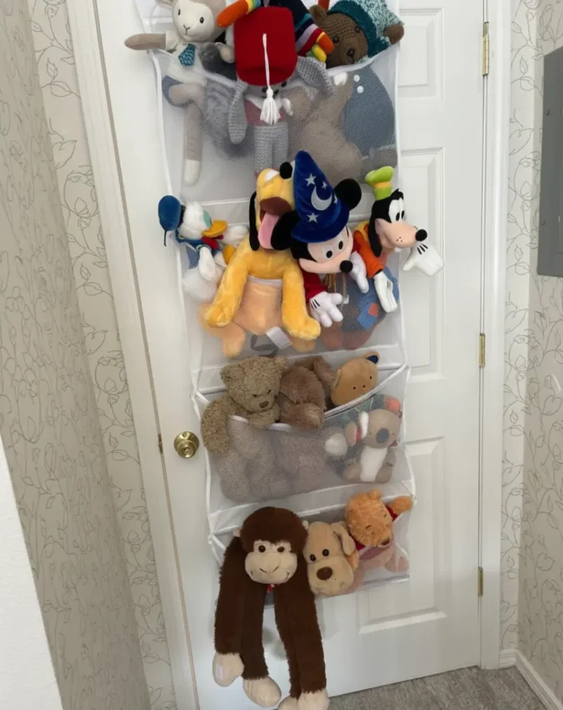 door organizer for stuffed animals