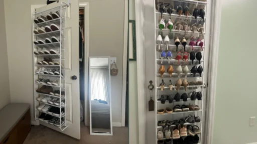 Whitmor 36-Pair Over-The-Door Shoe Rack